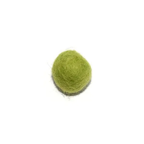 Boule en laine feutrée/feutrine 20 mm vert clair