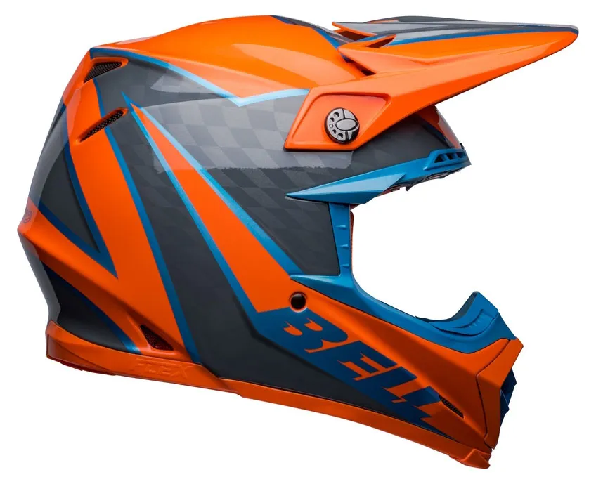 Casque Bell Moto 9 S Flex Sprite gloss orange gray, ECE 22 06