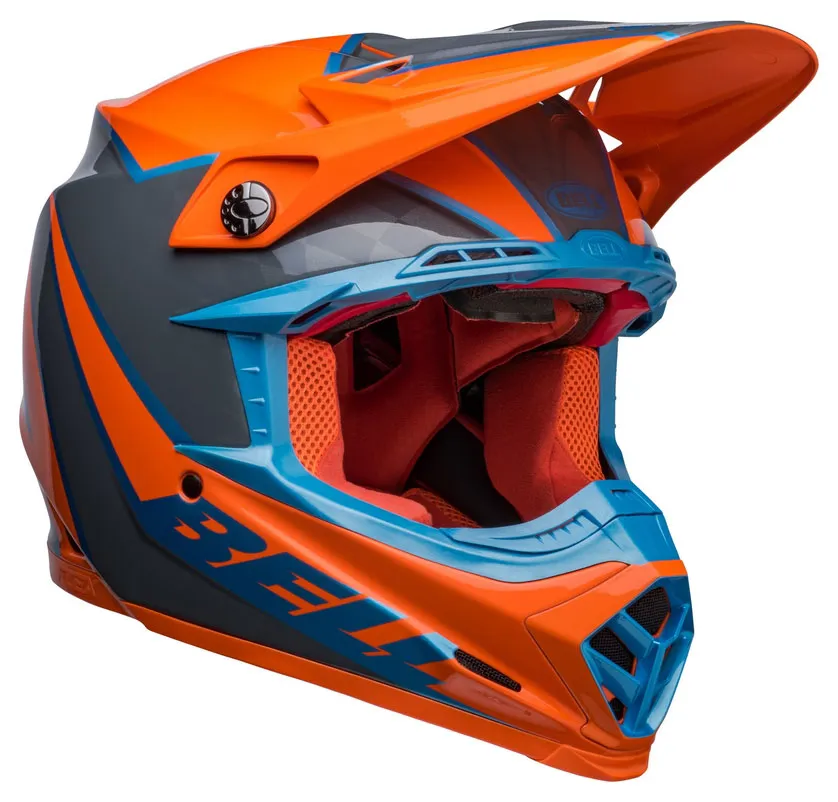 Casque Bell Moto 9 S Flex Sprite gloss orange gray, ECE 22 06