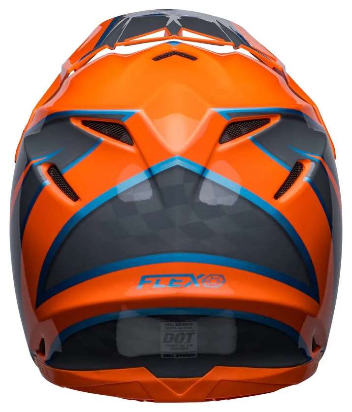 Casque Bell Moto 9 S Flex Sprite gloss orange gray, ECE 22 06