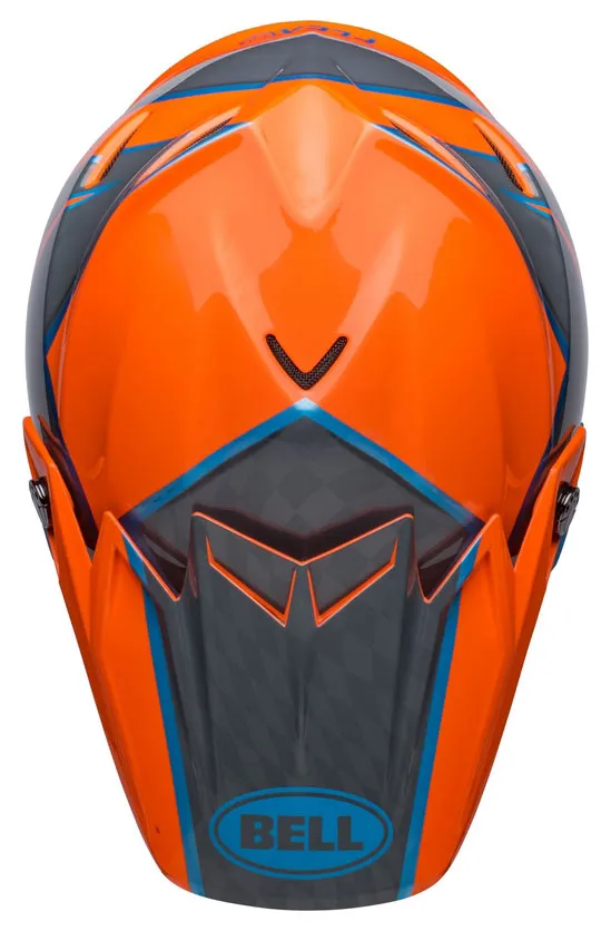Casque Bell Moto 9 S Flex Sprite gloss orange gray, ECE 22 06