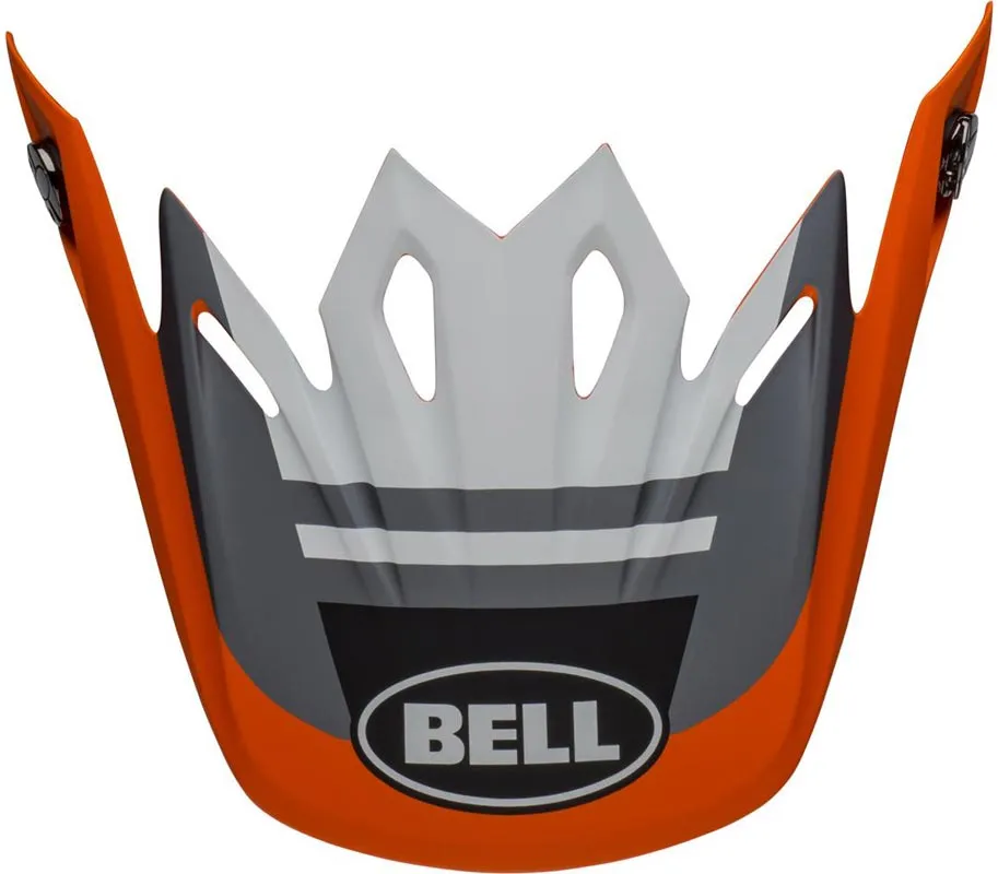 Visière Bell Moto 9 Mips Prophecy matte orange black gray, Visor